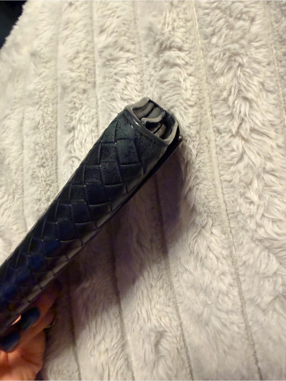Bottega Veneta Black Intrecciato Woven Leather Wallet - Picture 8 of 11